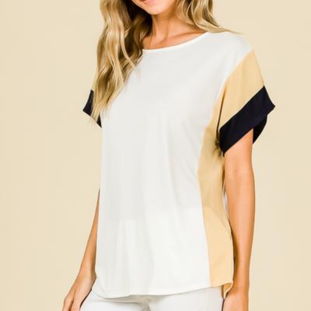 Kaydence Color Block Blouse